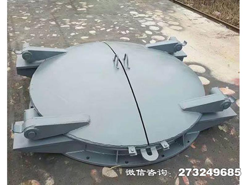 许昌黑色钢制圆拍门